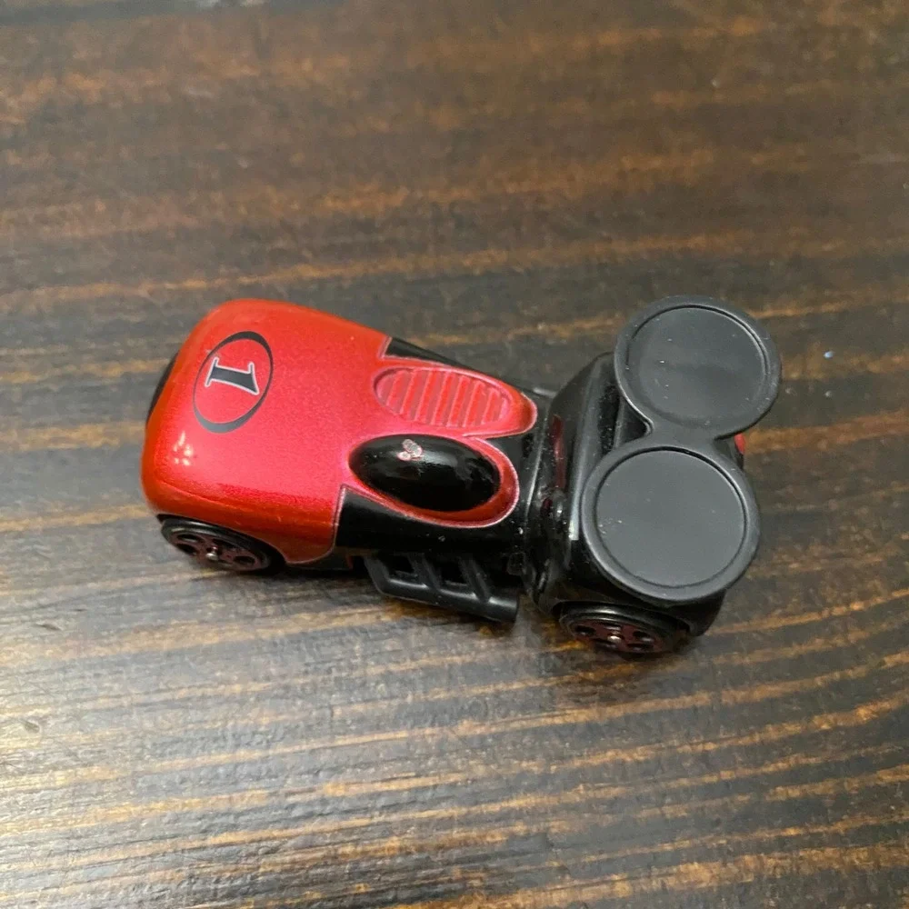 Disney Mickey Mouse Roadster Racers Red Black Die-Cast Toy Car‎ Number 1